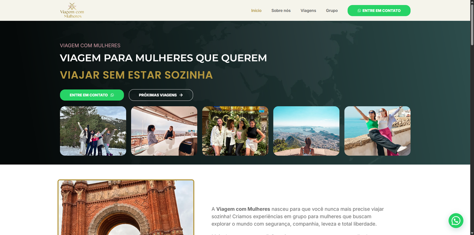 Viagem com mulheres